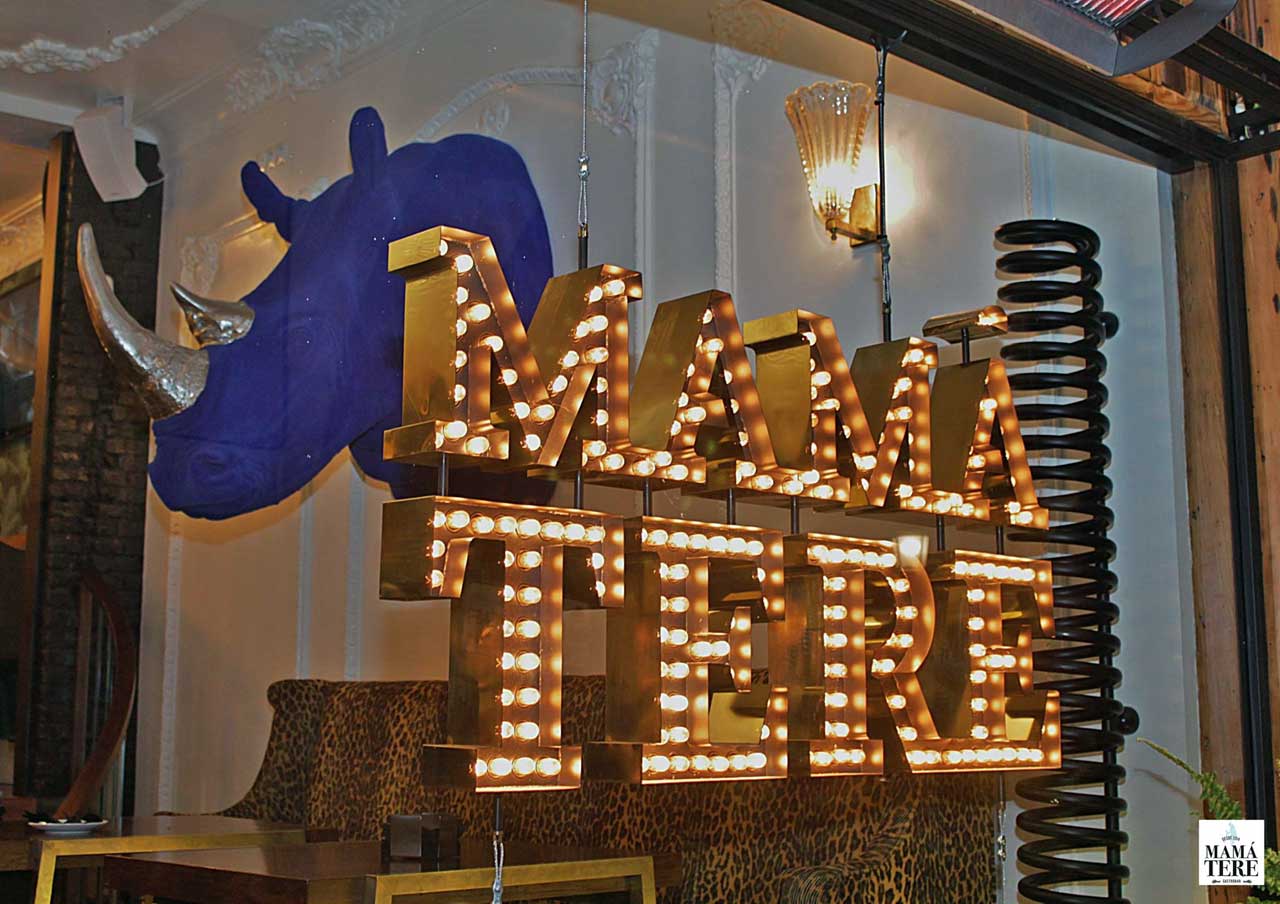 local y decoración restaurante Mamá Tere